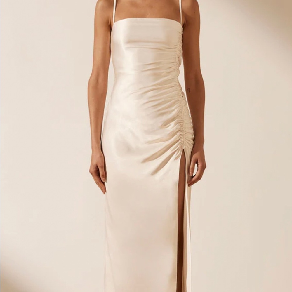 Shona Joy La Lune Ruched Maxi Dress